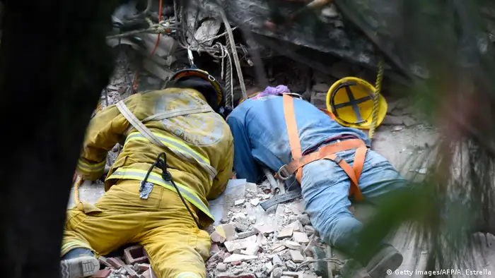 Mexiko Erdbeben in Mexiko Stadt (Getty Images/AFP/A. Estrella)