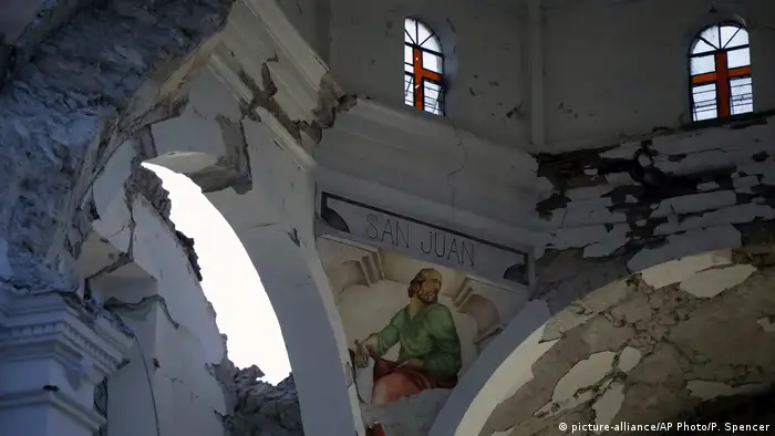 Mexiko City nach dem Erdbeben (picture-alliance/AP Photo/P. Spencer)