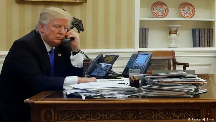 USA Präsident Trump im Oval Office