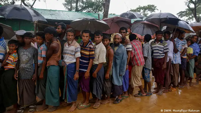 Bangladesch Biometrische Registrierung von Rohingya-Flüchtlinge