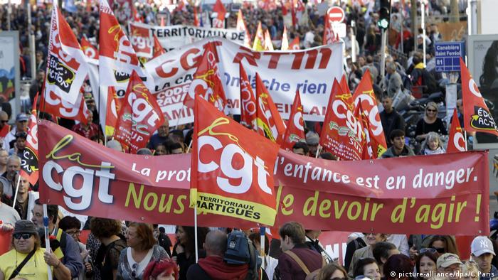 Proteste gegen Arbeitsmarktreformen in Frankreich