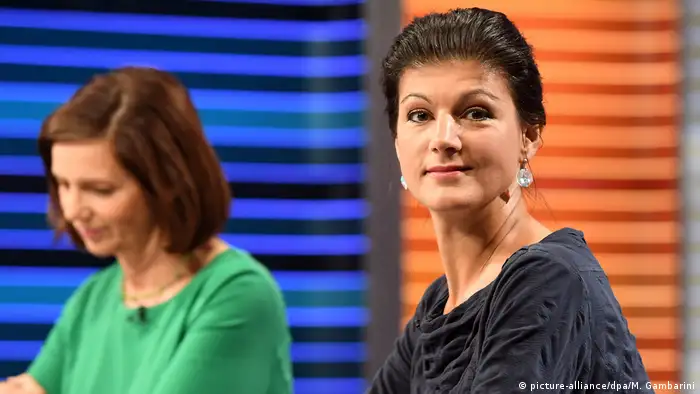 Schlussrunde von ARD und ZDF zur Bundestagswahl | Sahra Wagenknecht