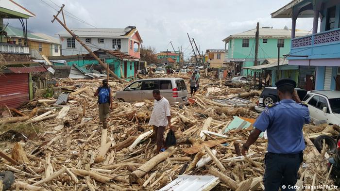Hurricane Maria in Roseau, Dominica (Getty Images/AFP/Str)