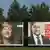 Передвиборчі плакати кандидатів у канцлери Німеччини: Анґели Меркель і Мартіна Шульца