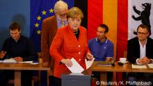 Merkel da Schulz sun kada kuri'unsu a zaben Jamus 