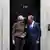 Theresa May and Donald Tusk at Downing Street