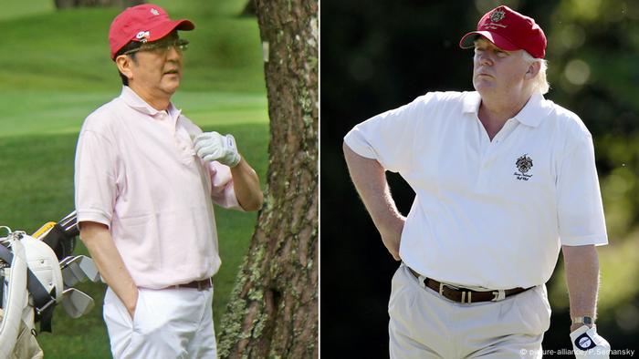 Donald Trump, Shinzo Abe (picture-alliance/P.Semansky)