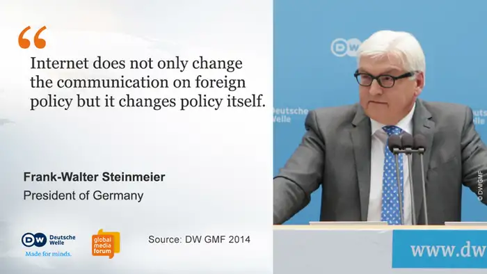 Zitat-Tafel Frank Walter Steinmeier: Top Speaker GMF 2014