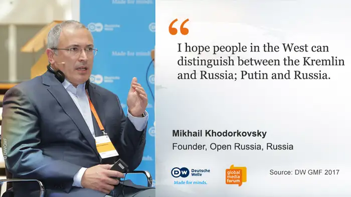 Zitat-Tafel Mikhail Khodorkovsky: Top Speaker GMF 2017