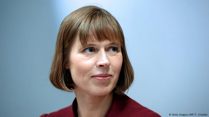 Estland Präsidentin Kersti Kaljulaid