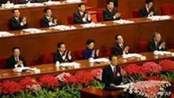 Volkskongress China Wen Jiabao