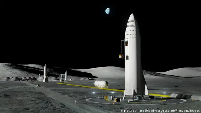 SpaceX will Menschen ab 2024 auf den Mars bringen (picture-alliance/dpa/Press Association Images/Spacex)