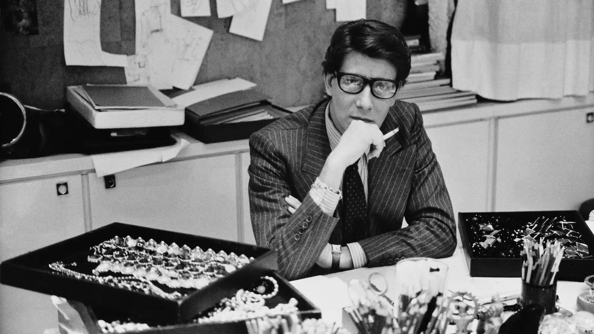 Yves Saint Laurent's haircut was a symbol of French cool