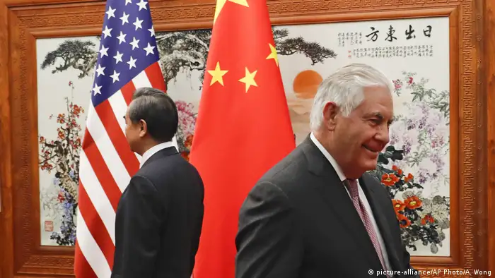 China US-Außenminister Rex Tillerson in Peking