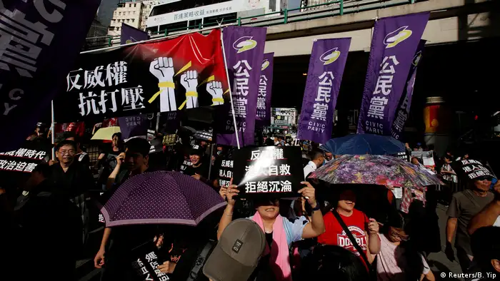Hongkong Proteste für Demokratie
