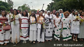 Äthiopien Irreecha Feierlichkeiten