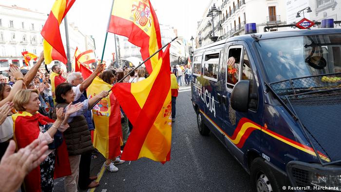 Демонстрація в Мадриді проти референдуму в Каталонії та за єдність Іспанії, 1 жовтня