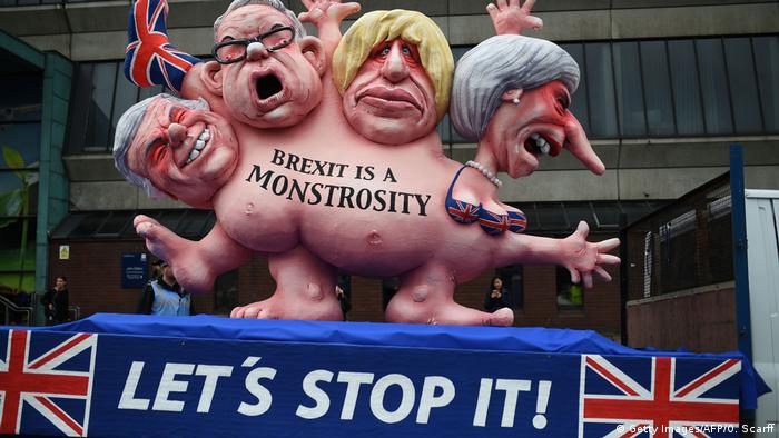 UK - an anti-Brexit caricature
