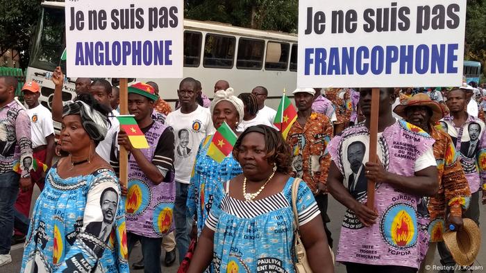 Demonstration Kamrun Unabhängigkeit für anglophone Regionen (Reuters/J.Kouam)