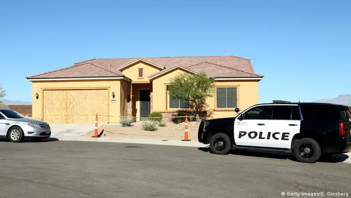 USA Mesquite Wohnhaus des Todessschützen von Las Vegas