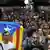 Spanien Barcelona Streik für Unabhängigkeit
