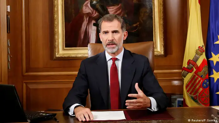 König Felipe von Spanien Rede TV