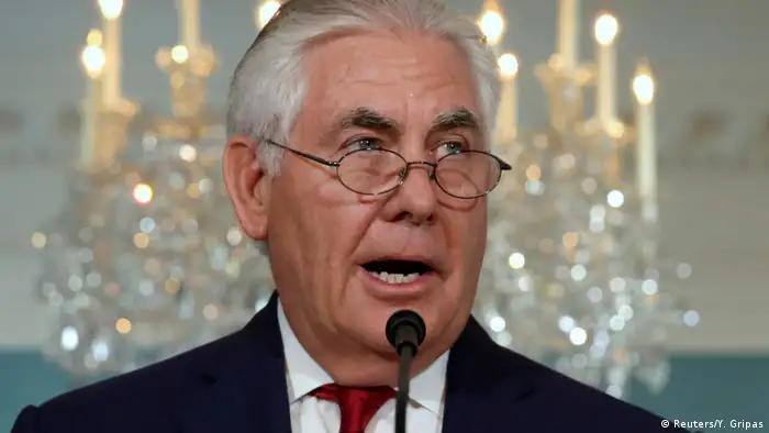 USA Tillerson dementiert Rücktrittsgedanken (Reuters/Y. Gripas)
