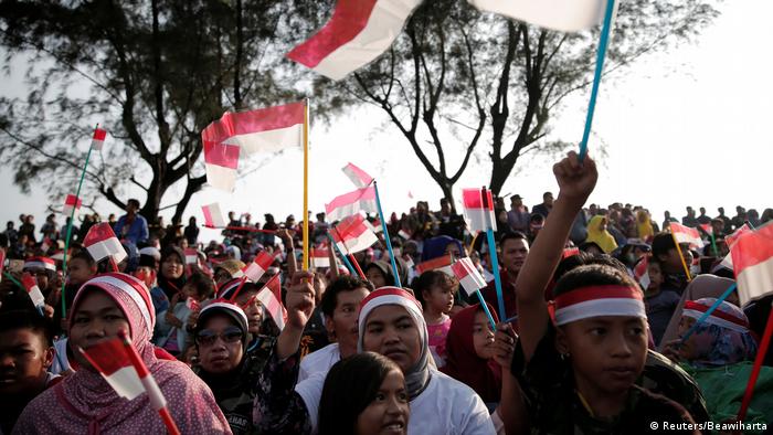 Indonesien Cilegon 72. Jahrestag des Militärs (Reuters/Beawiharta)