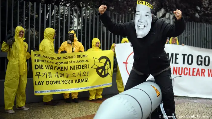 An anti-nuclear demonstration