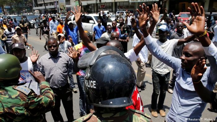 Kenia Präsidentschaftswahl Proteste in Nairobi