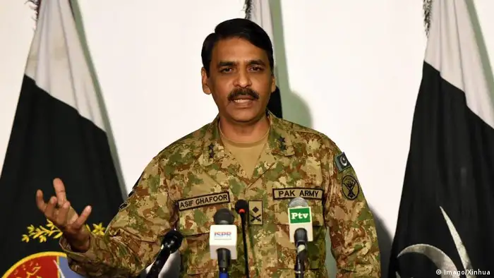 Pakistani military's spokesman, Asif Ghafoor