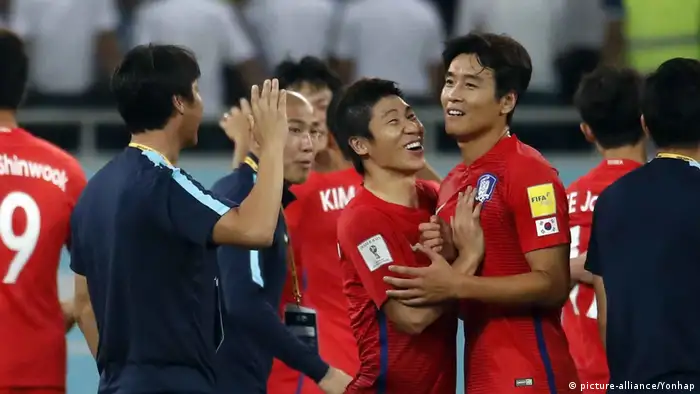 Fußball WM qualifiziert Nationalmanschaft Südkorea (picture-alliance/Yonhap)