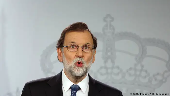 Spanien Rajoy droht Katalonien mit Entzug der Autonomie