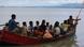 A boat carrying Rohingya Muslims A boat carrying Rohingya Muslims