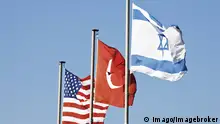ABD, Türkiye ve İsrail bayrakları