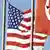 ABD ve Türkiye bayrakları
