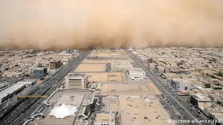 Sandsturm über Riad