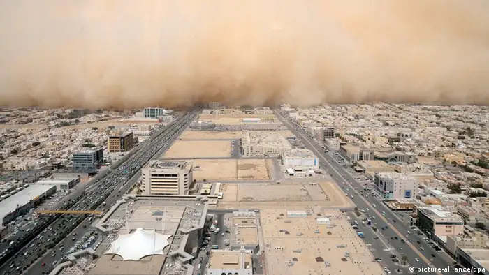 Sandsturm über Riad