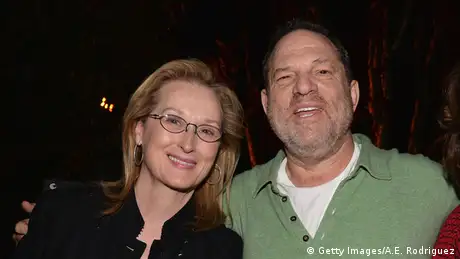 Meryl Streep und Harvey Weinstein (Getty Images/A.E. Rodriguez)
