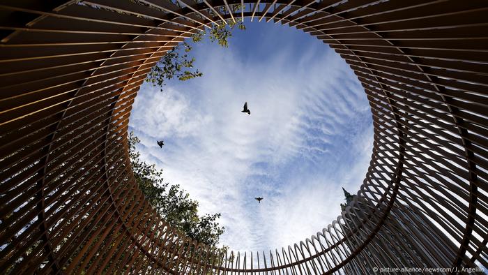 The arti Istallation Good Fences Make Good Neighbors by Ai Weiwei (picture-alliance/newscom/J. Angelillo)