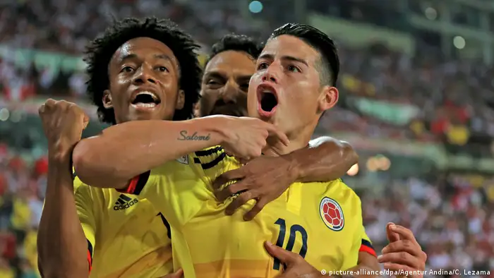 Fußball WM Qualifikation 2018 Peru - Kolumbien (picture-alliance/dpa/Agentur Andina/C. Lezama)