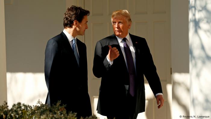 US: Trump and Trudeau talk NAFTA