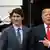 USA Trump und Trudeau im Weißen Haus | NAFTA