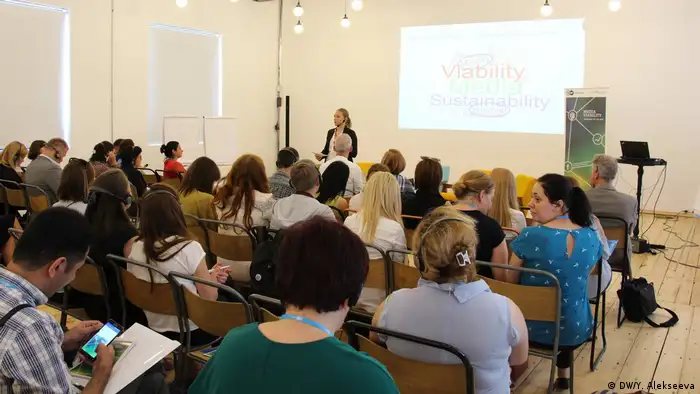 Georgien Media Viability Forum der DW Akademie | Vanessa Völkel (DW/Y. Alekseeva)