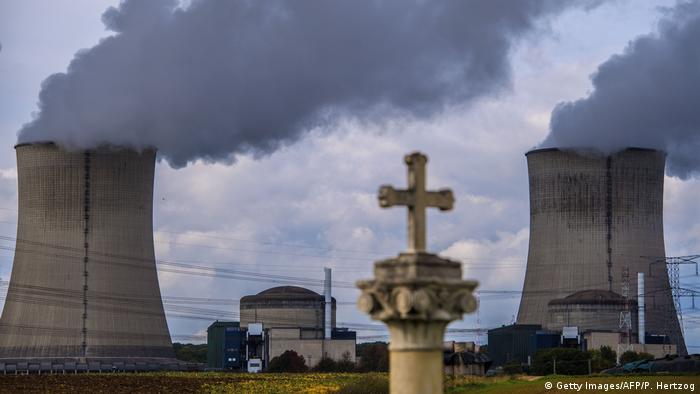 The nuclear power plant of Cattenom after Greenpeace activists broke in
