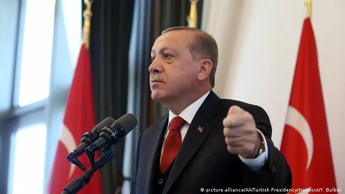 Türkei Ankara - Erdogan hält Rede (picture-alliance/AA/Turkish Presidency/Handout/Y. Bulbul )
