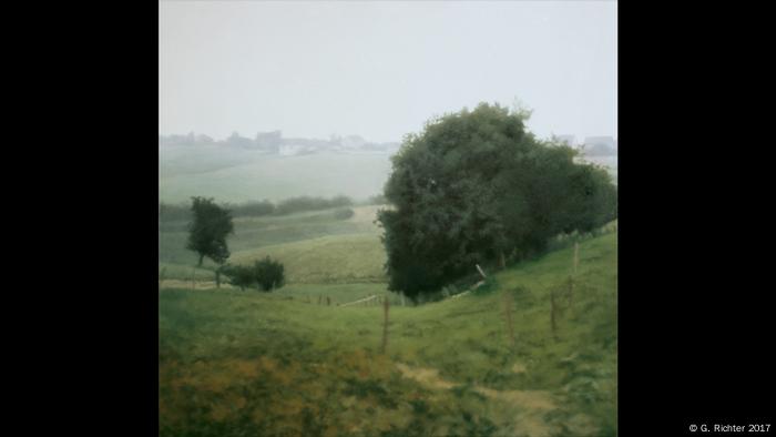 Gemälde von einer Landschaft, Meadowland 1985 von Gerhard Richter (G. Richter 2017)