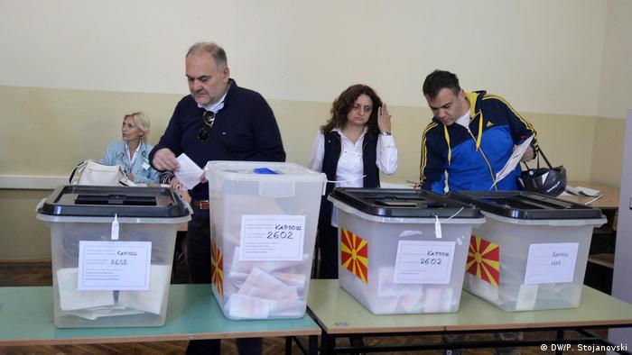 Kommunalwahlen in Mazedonien (DW/P. Stojanovski)