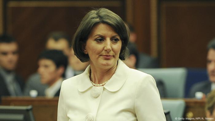 Atifete Jahjaga - Präsidentin des Kosovos 2011 (Getty Images/AFP/A. Nimani)