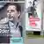 Österreich, Wahlplakate von Sebastian Kurz (ÖVP) und Heinz-Christian Strache (FPÖ)
